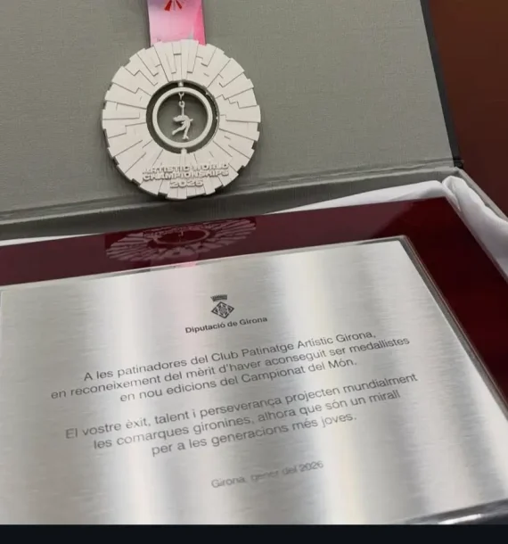 Placa Diputació Girona pel CPA Girona temporada 24_25