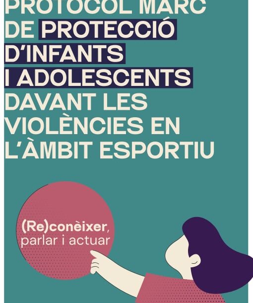 Cartell Generalitat Protocol Protecció Violència Àmbit Esportiu